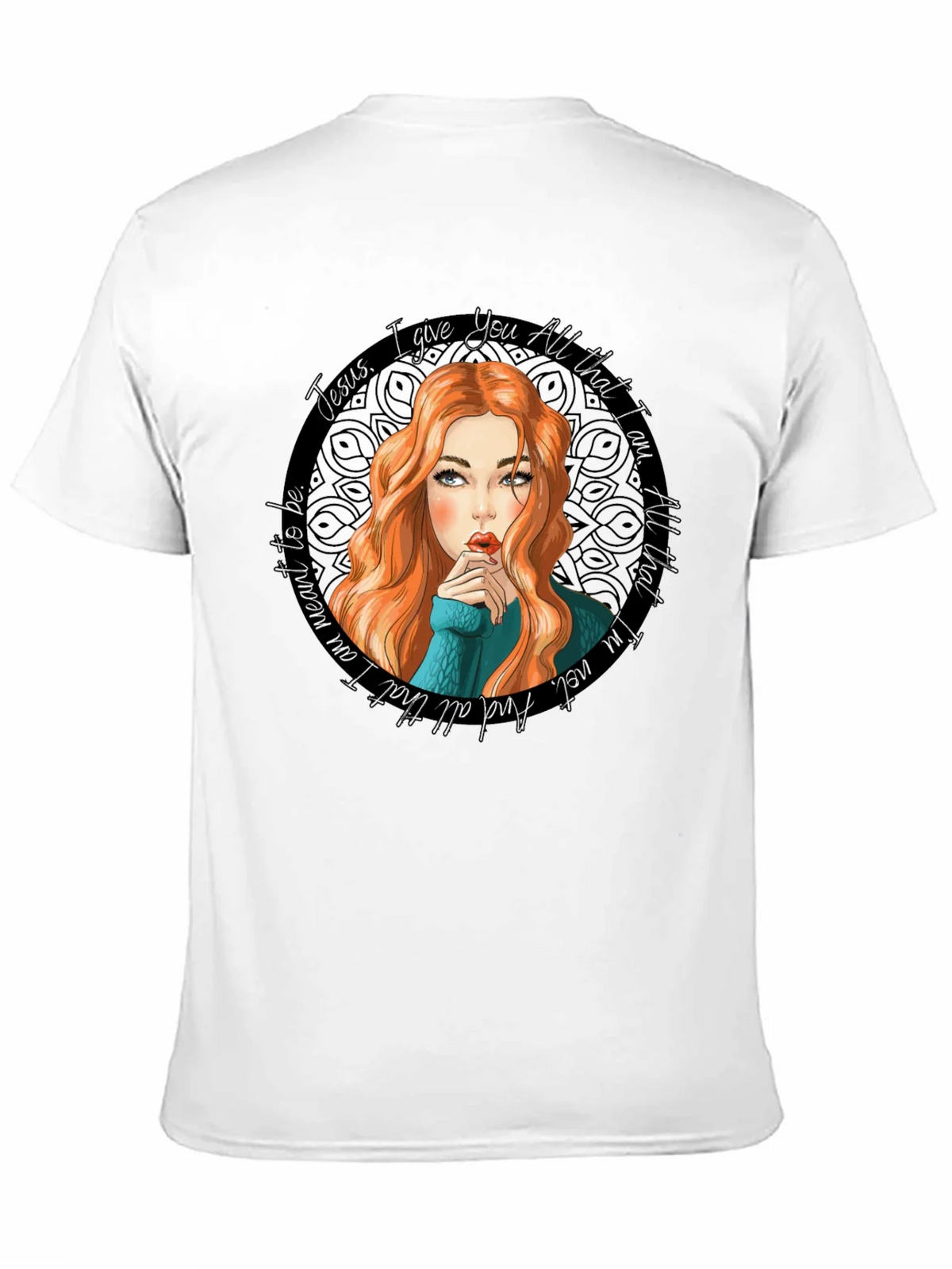 Jesus I Give You All Black Graphic Tee product image 10