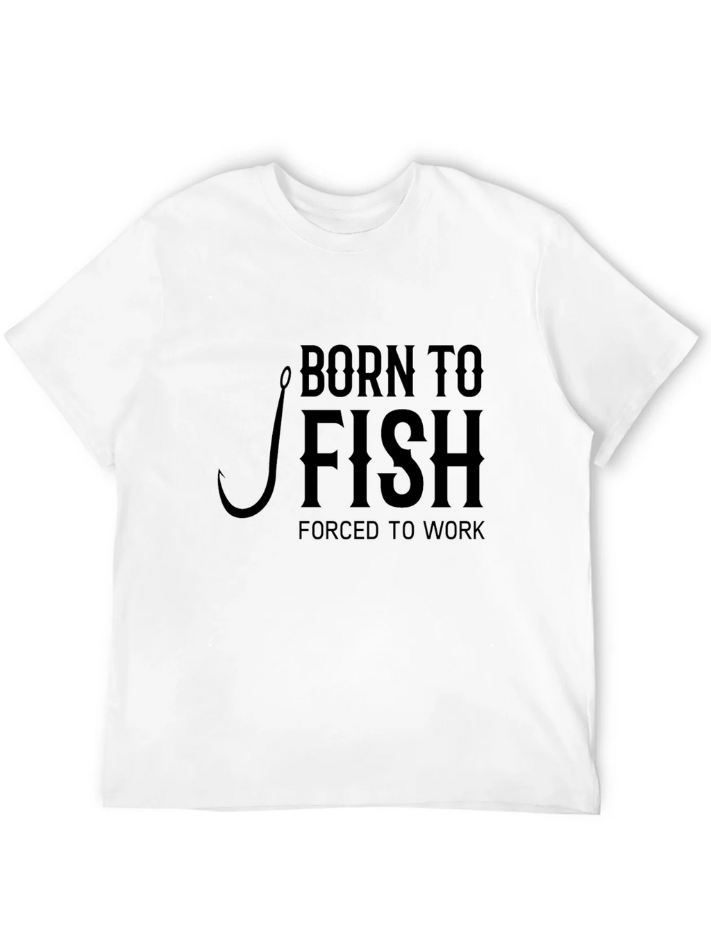Born To Fish Black T-Shirt - Fishing Lover Tee product image 3