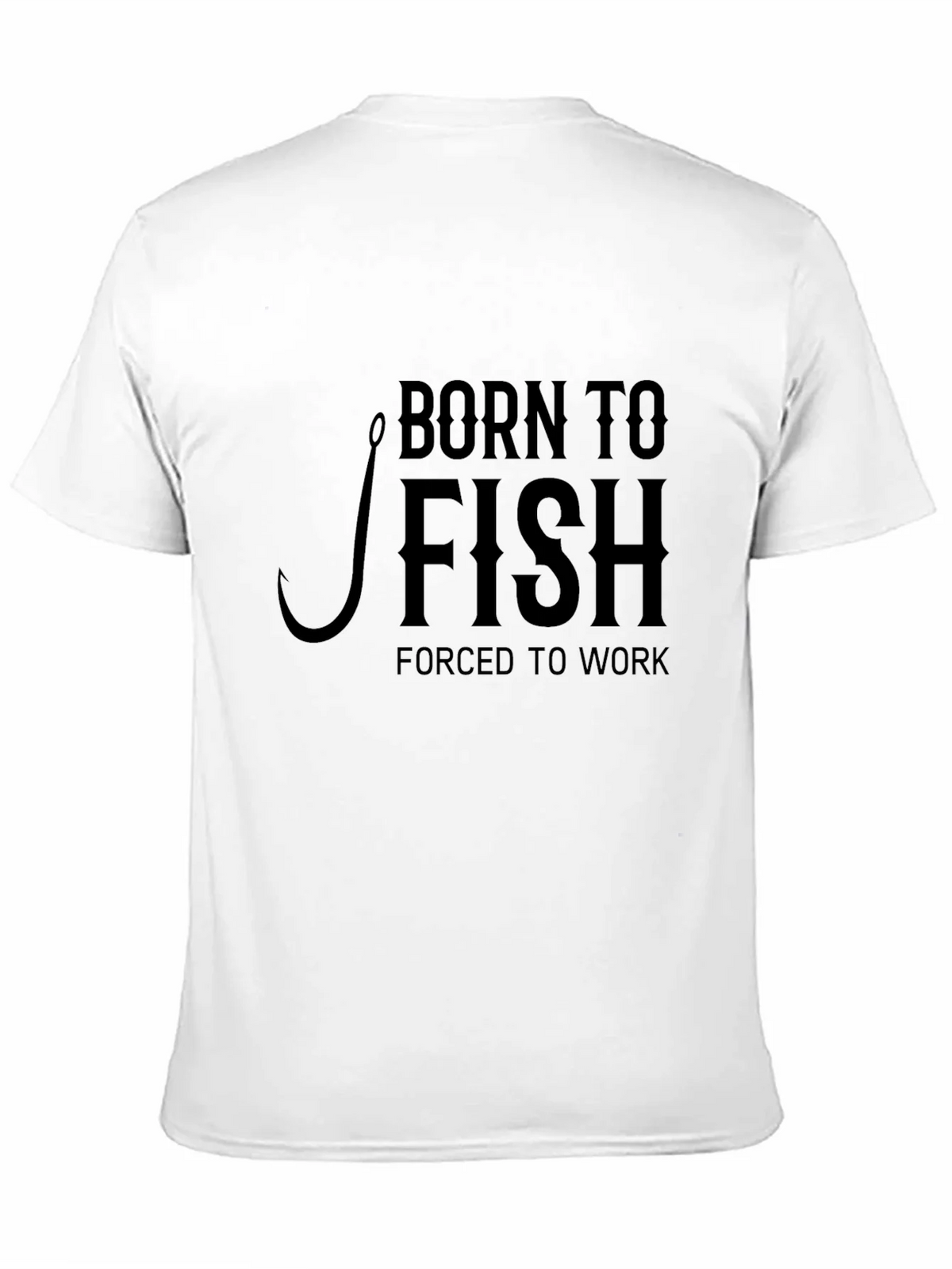 Born To Fish Black T-Shirt - Fishing Lover Tee product image 2