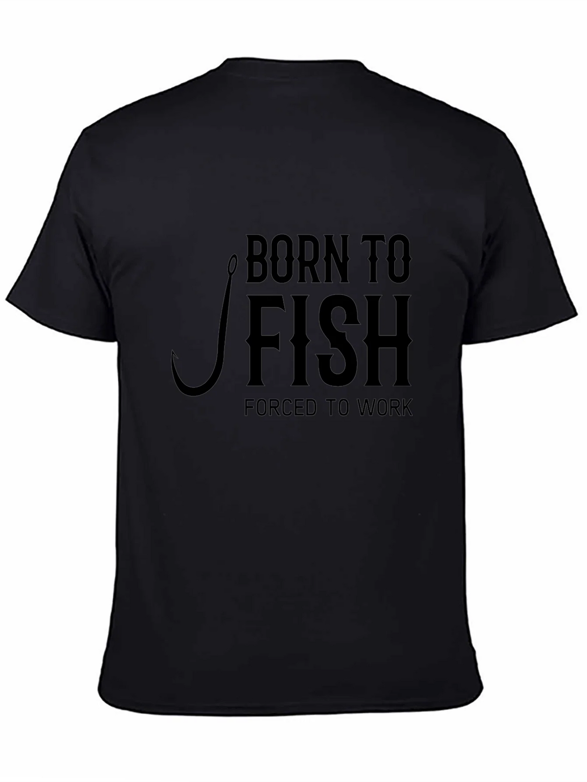 Born To Fish Black T-Shirt - Fishing Lover Tee product image 7