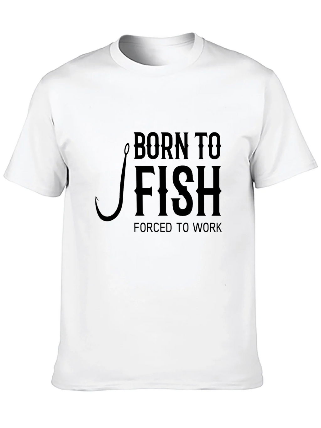 Born To Fish Black T-Shirt - Fishing Lover Tee product image 12