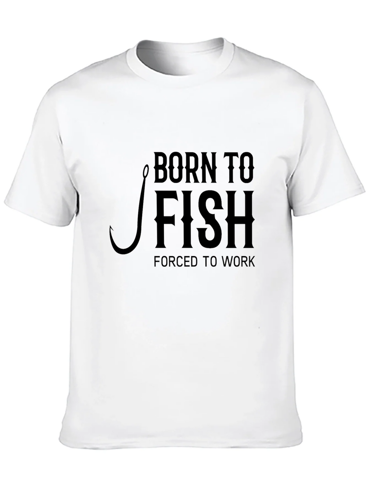 Born To Fish Black T-Shirt - Fishing Lover Tee product image 12