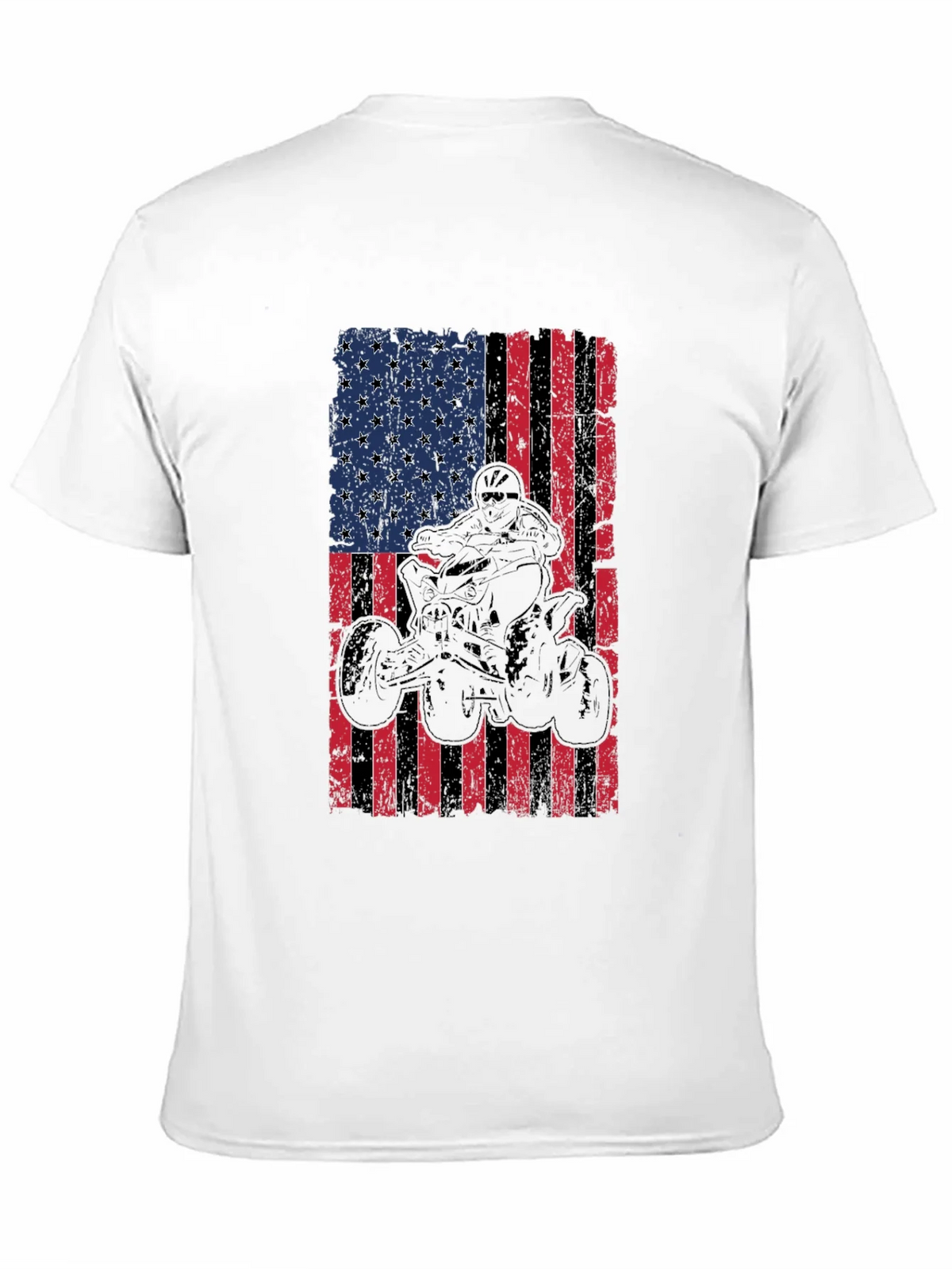 American Flag ATV Rider Graphic Tee product image 2
