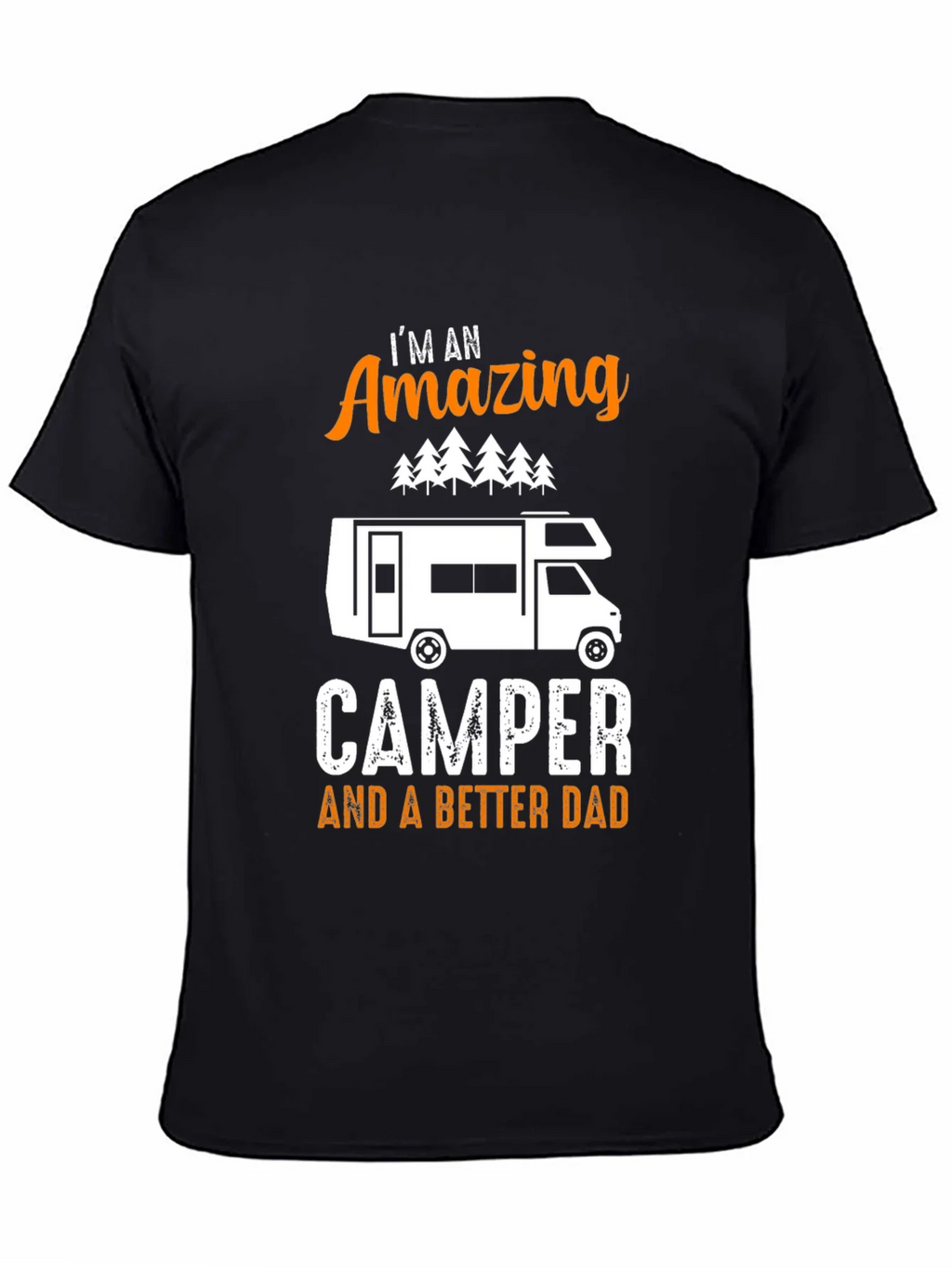 Amazing Camper Dad Graphic Tee product image 7