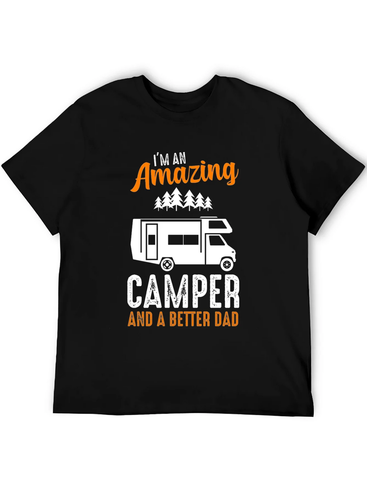 Amazing Camper Dad Graphic Tee product image 8
