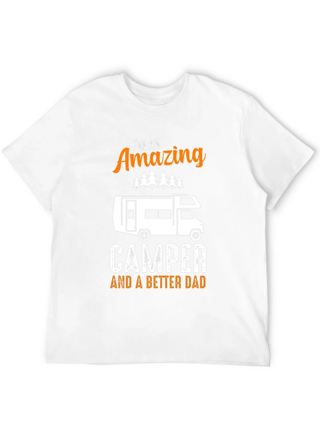 Amazing Camper Dad Graphic Tee product image 3