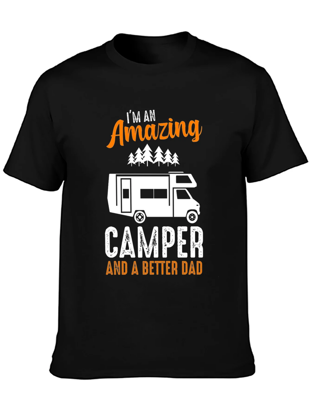 Amazing Camper Dad Graphic Tee product image 6