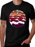 Astronaut Mountainscape Graphic Tee - Black product image 1