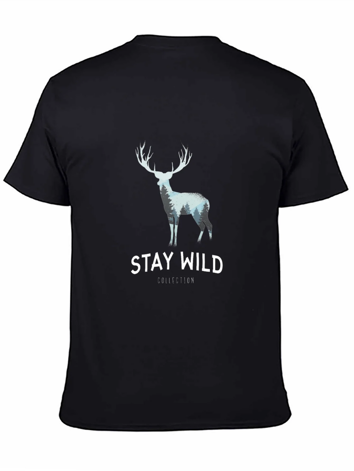 Stay Wild Graphic Tee - Deer Antler Design product image 7