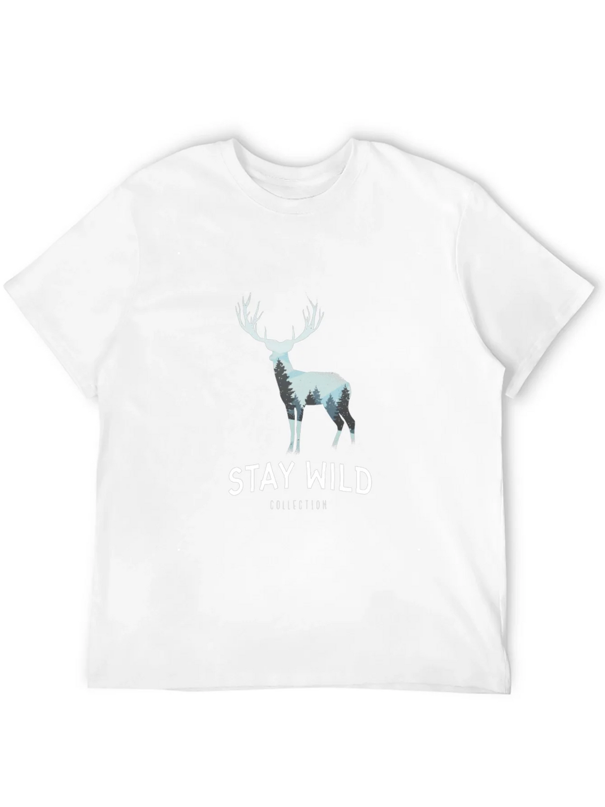 Stay Wild Graphic Tee - Deer Antler Design product image 3