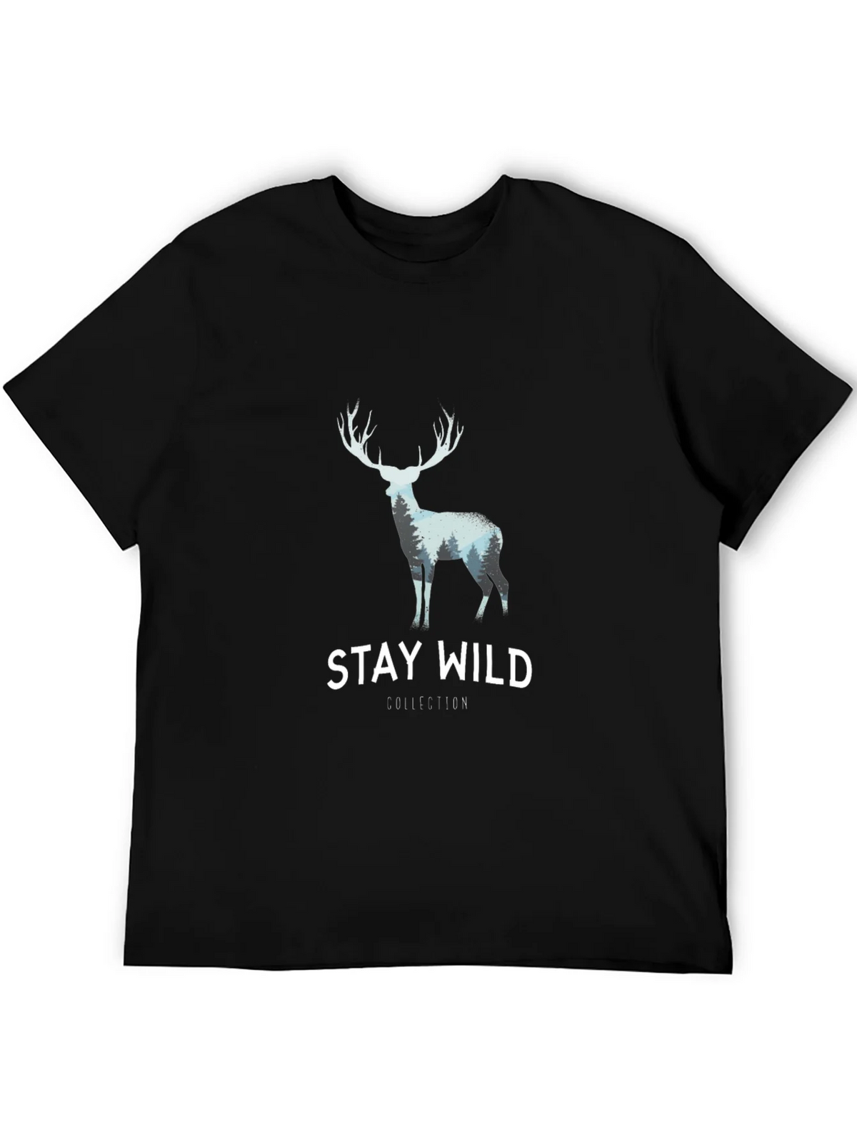 Stay Wild Graphic Tee - Deer Antler Design product image 8