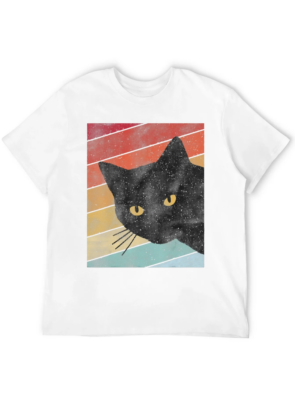 Retro Black Cat T-Shirt product image 3