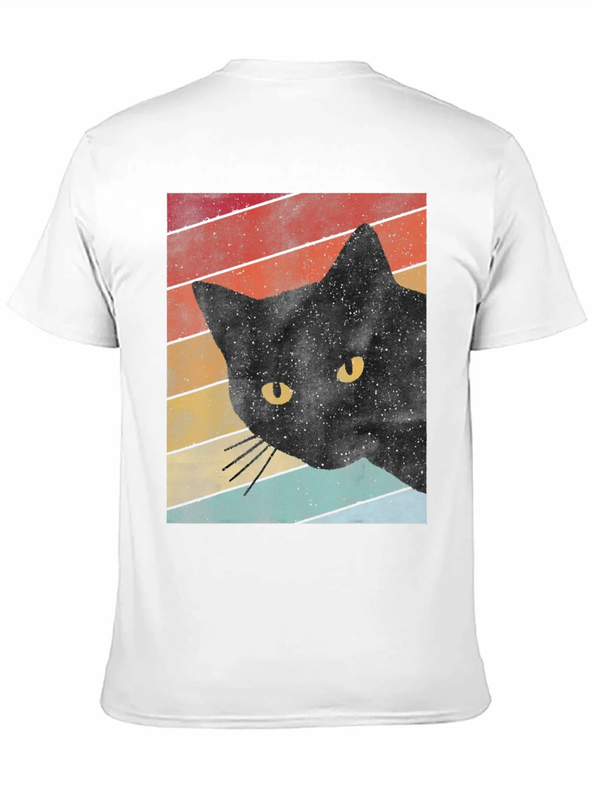Retro Black Cat T-Shirt product image 2
