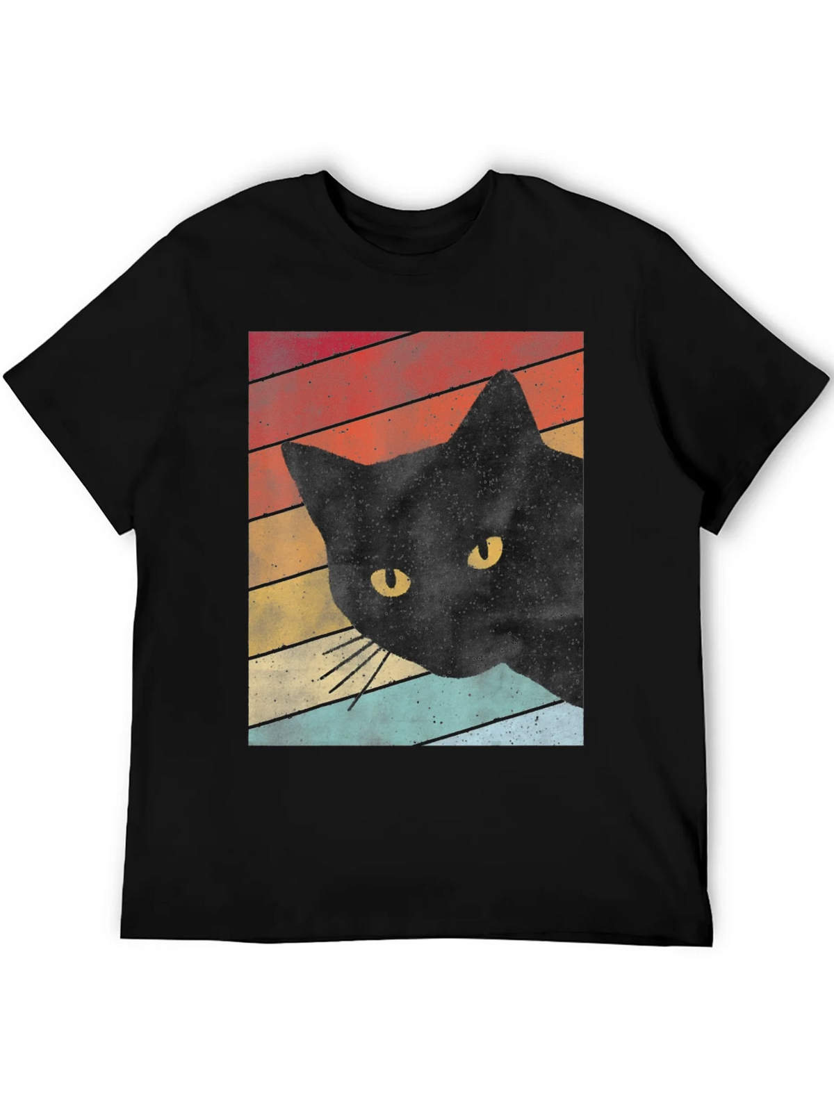 Retro Black Cat T-Shirt product image 8