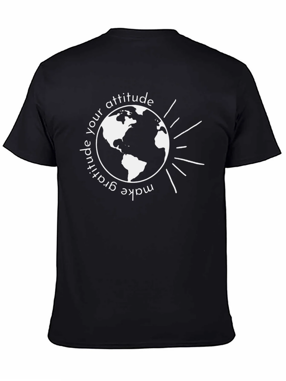 Gratitude Attitude Earth Graphic T-Shirt product image 2