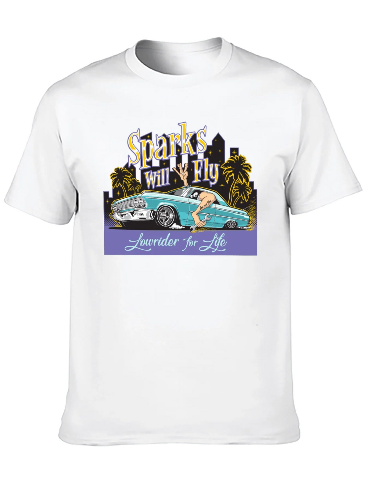 Sparks Will Fly Lowrider T-Shirt product image 12