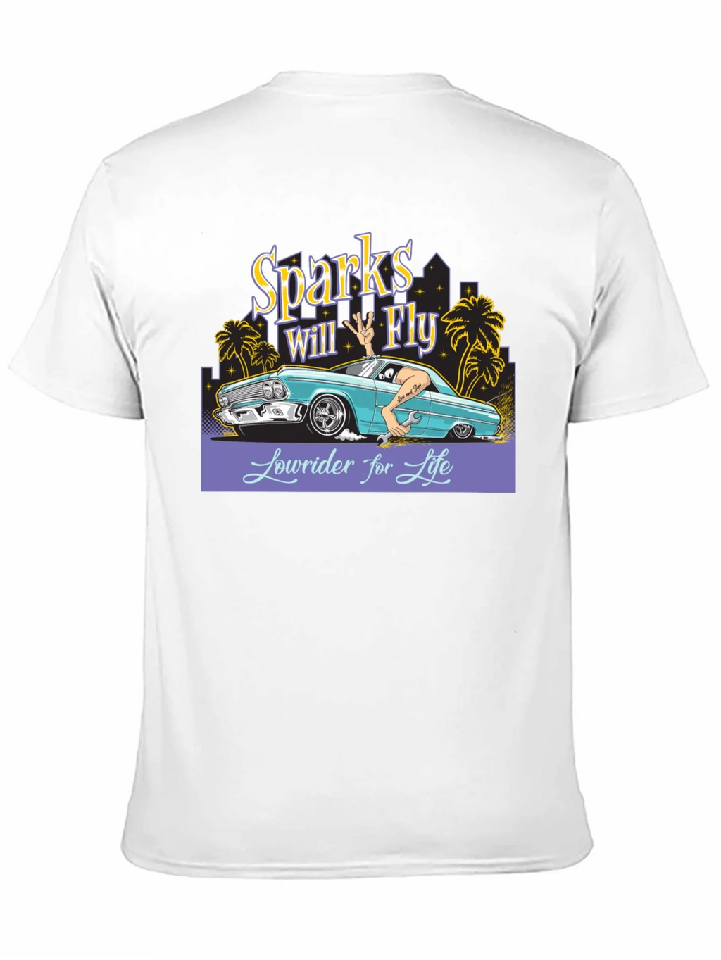 Sparks Will Fly Lowrider T-Shirt product image 2