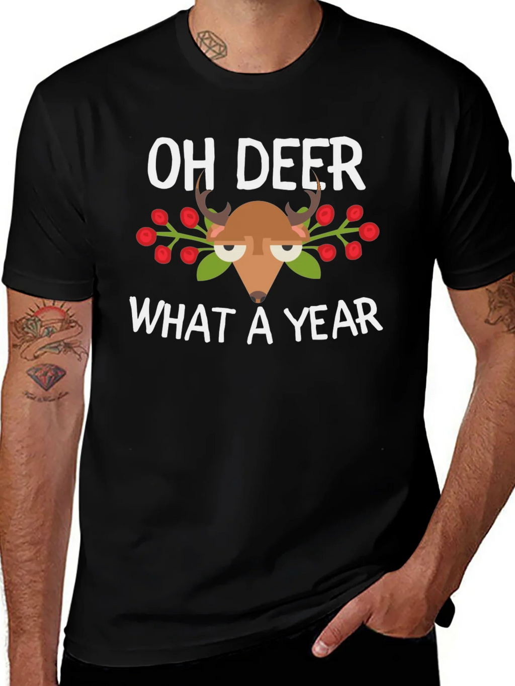 Oh Deer What a Year T-Shirt product image 1