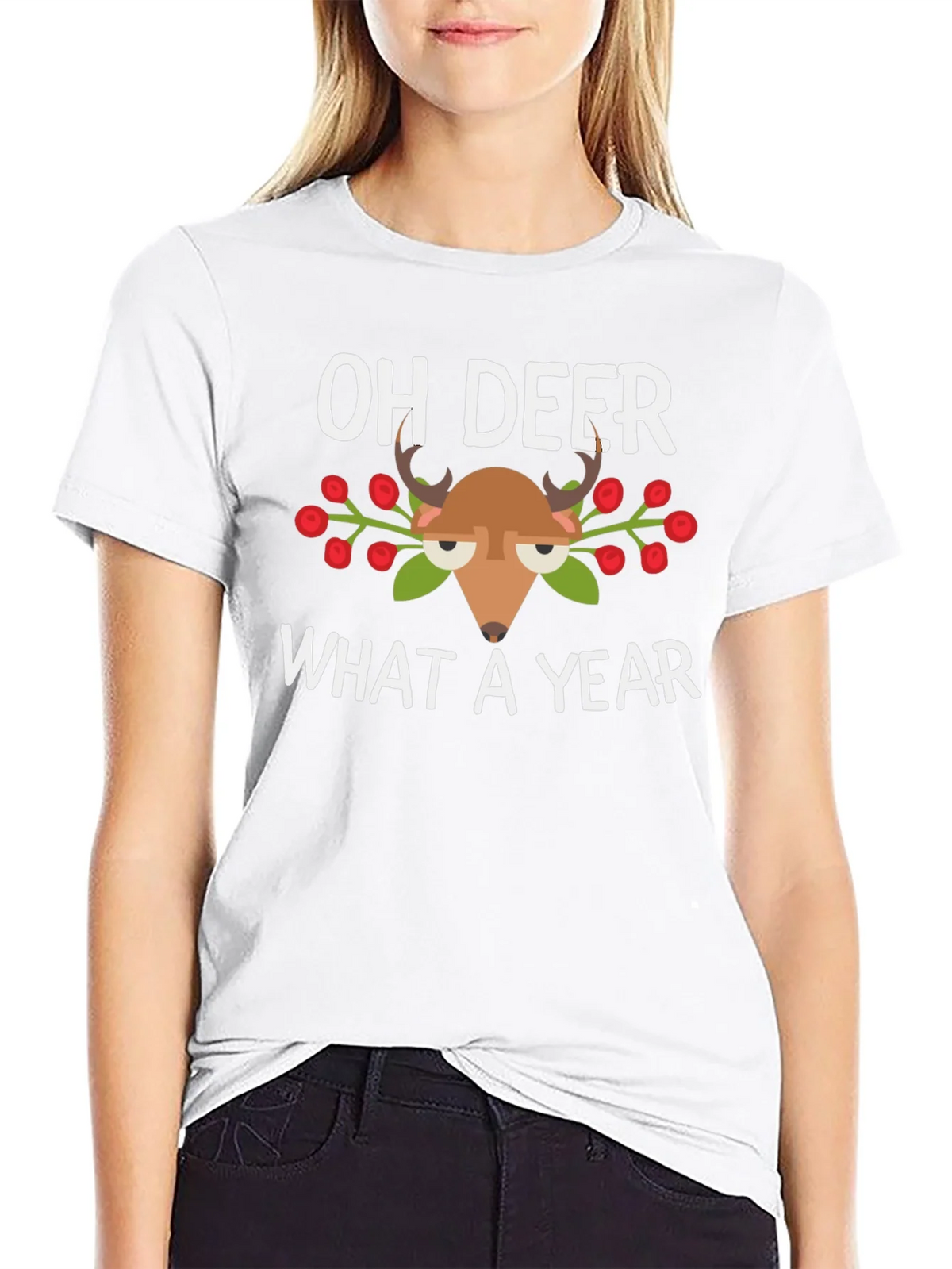 Oh Deer What a Year T-Shirt product image 11
