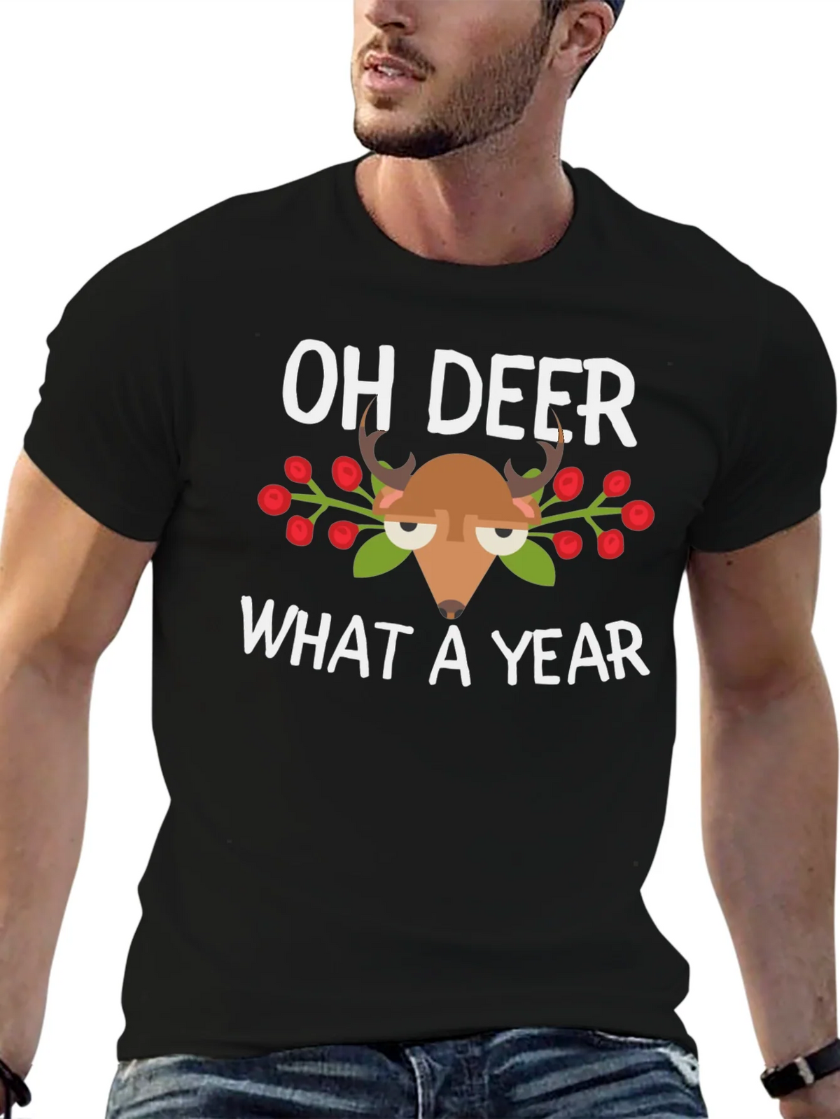 Oh Deer What a Year T-Shirt product image 9