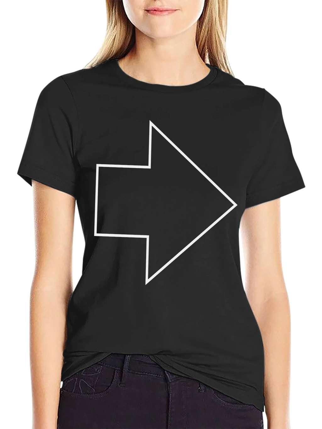 Arrow Graphic Tee - Modern Minimalist Design product image 5