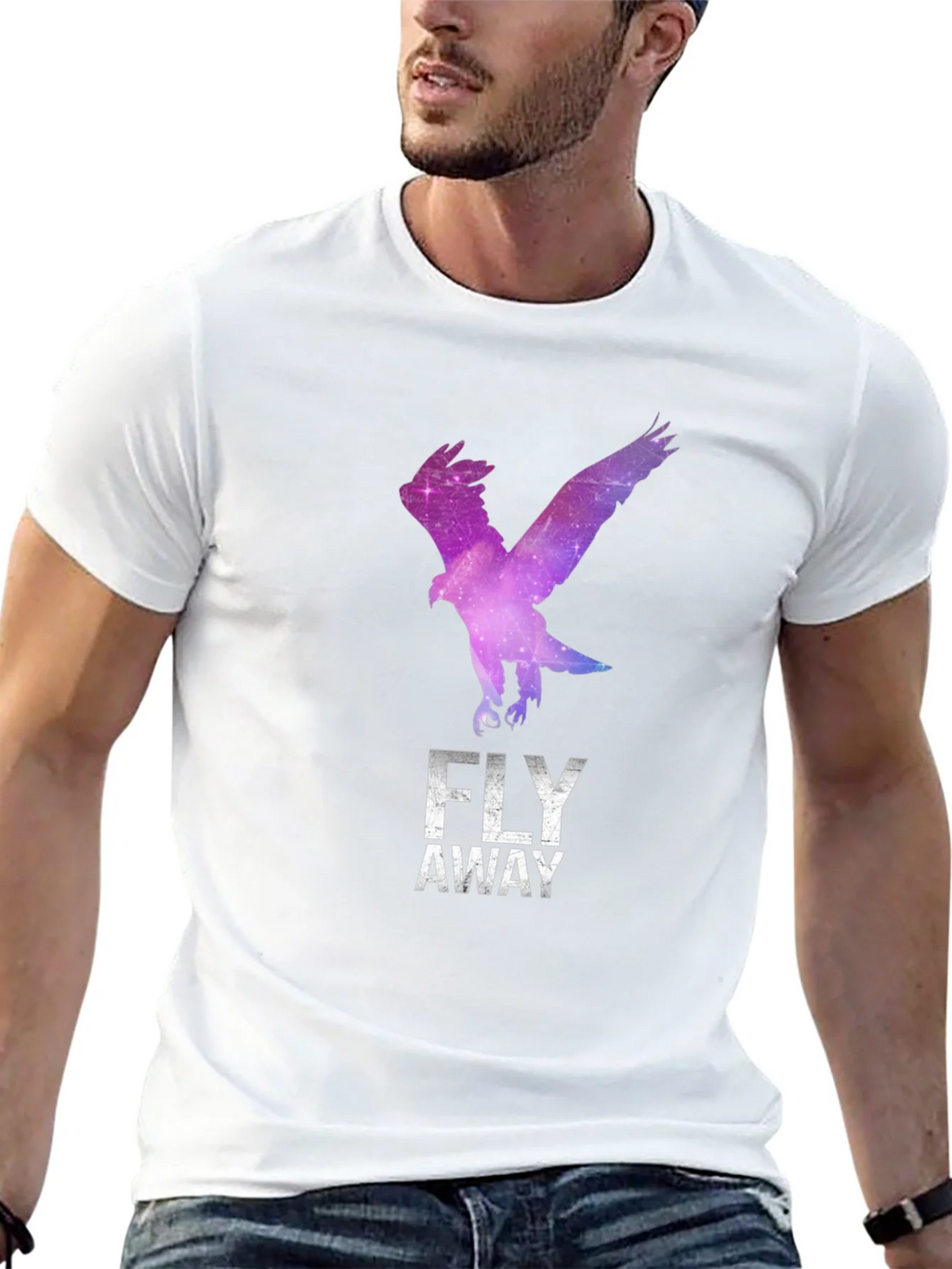 Fly Away Eagle Graphic Tee - Stylish Black T-Shirt product image 4