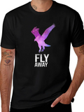 Fly Away Eagle Graphic Tee - Stylish Black T-Shirt product image 1