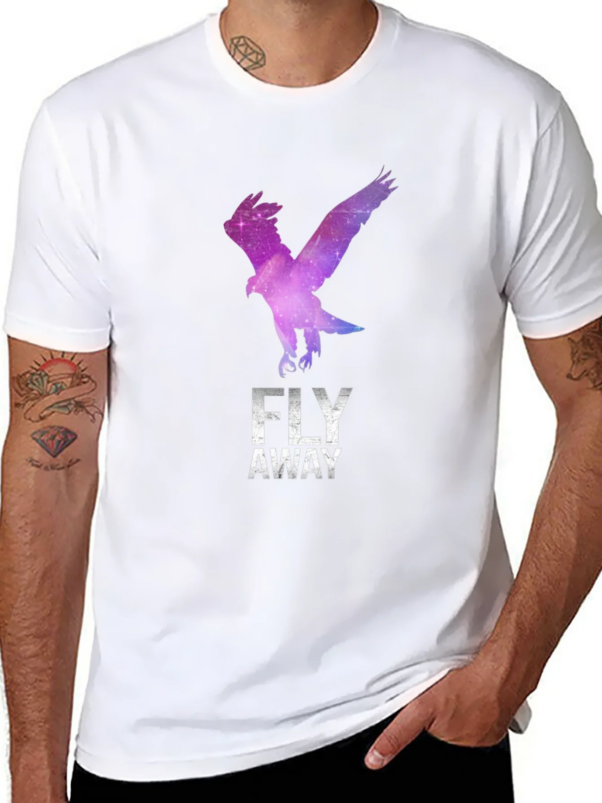 Fly Away Eagle Graphic Tee - Stylish Black T-Shirt product image 10