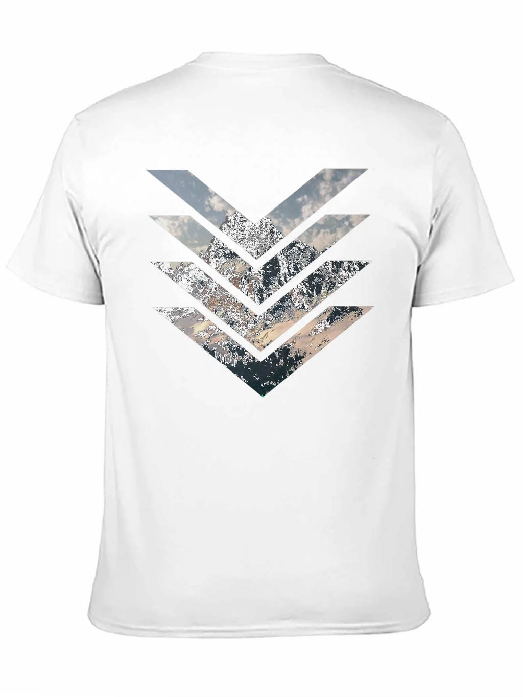 Mountain Arrow T-Shirt - Stylish Geometric Design product image 2