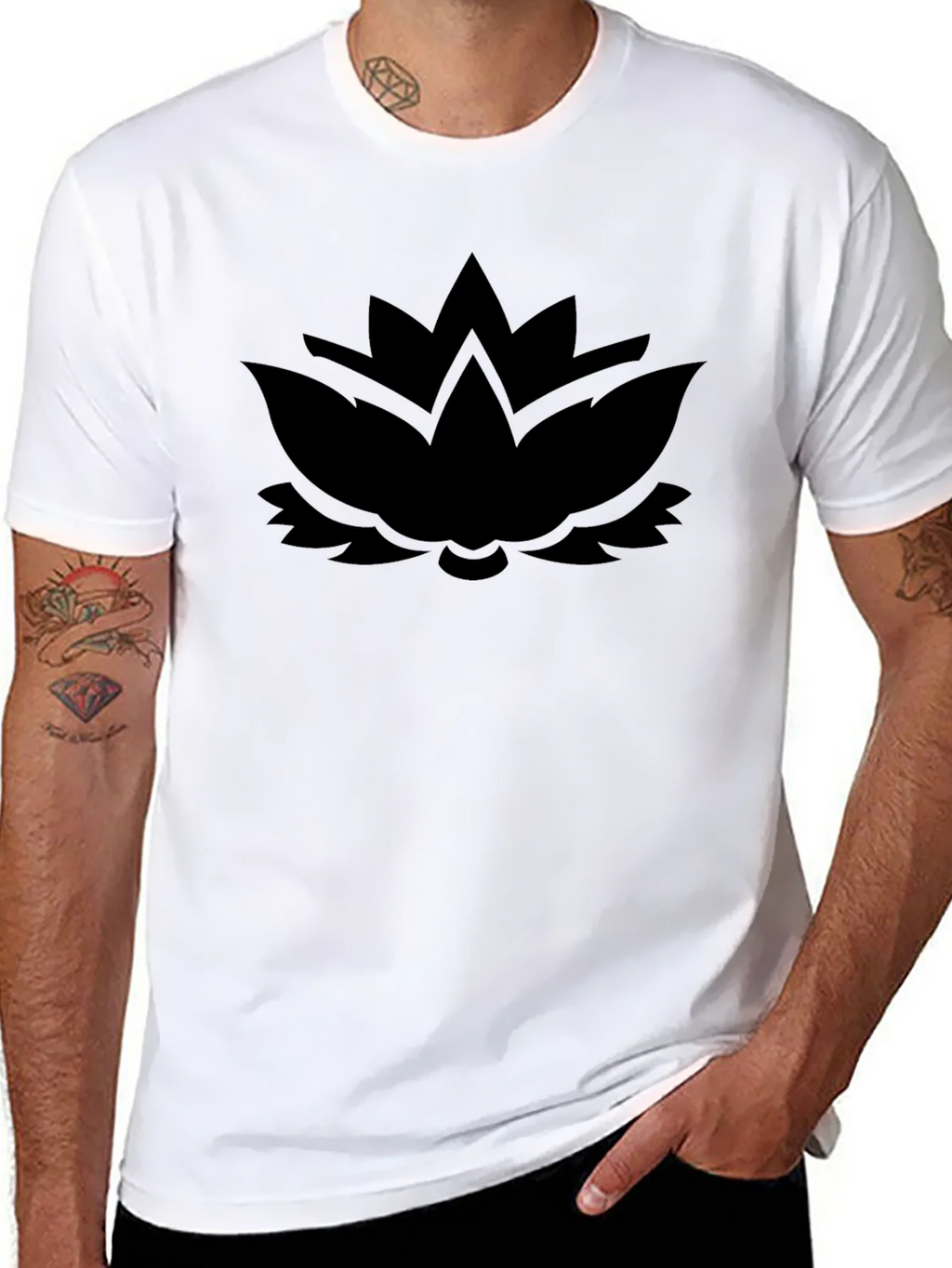 Black Lotus Graphic Tee - Modern Comfort product image 10