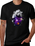 Anatomical Heart Planets Universe Mens T-Shirt product image 1