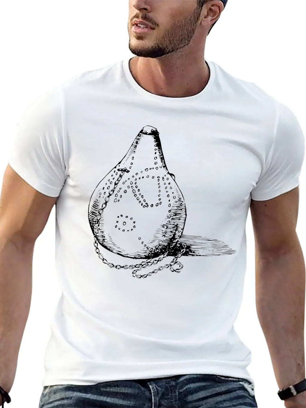 Vintage Waterskin Graphic T-Shirt product image 4