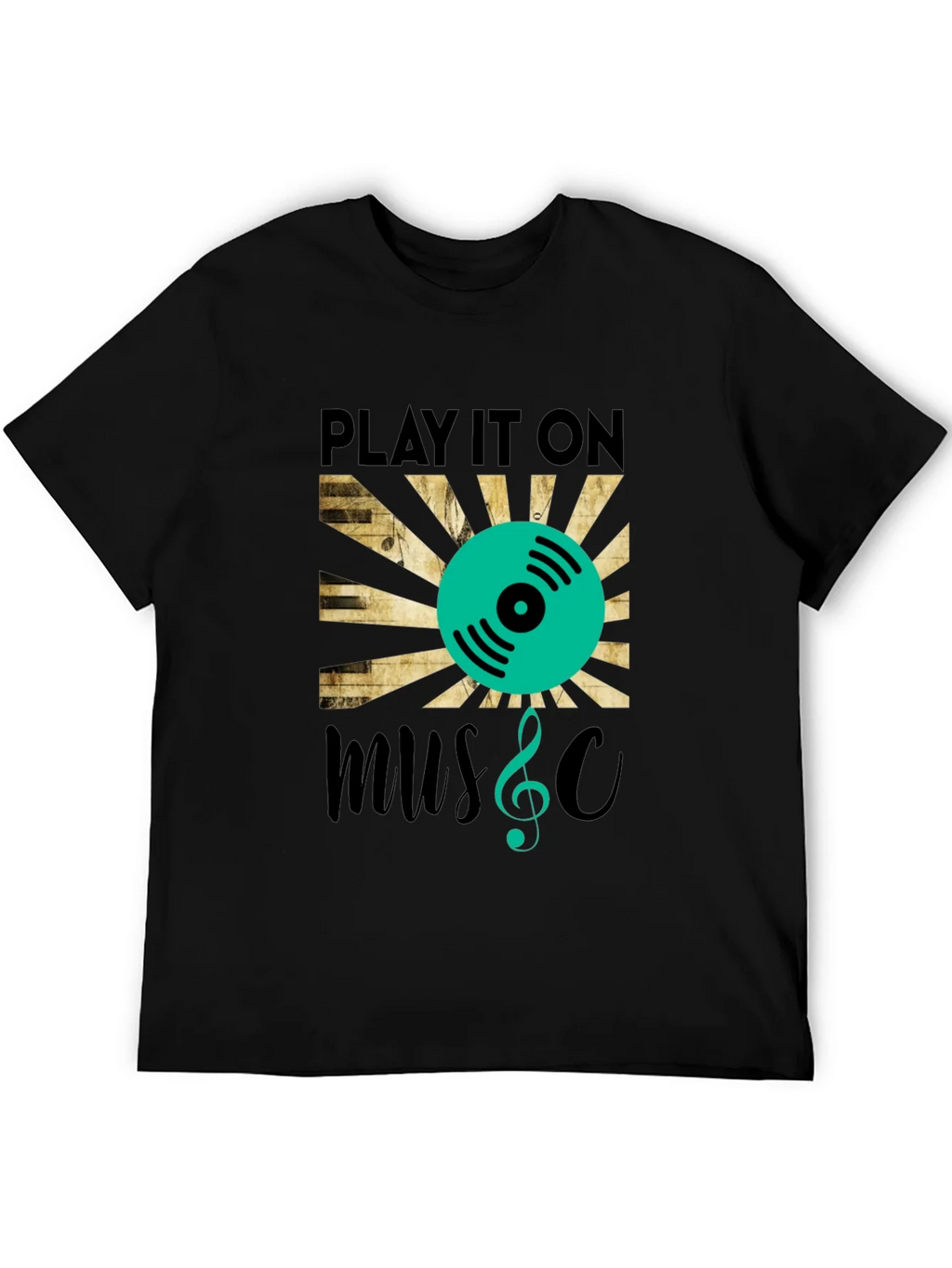 Play It On Music Graphic T-Shirt product image 7