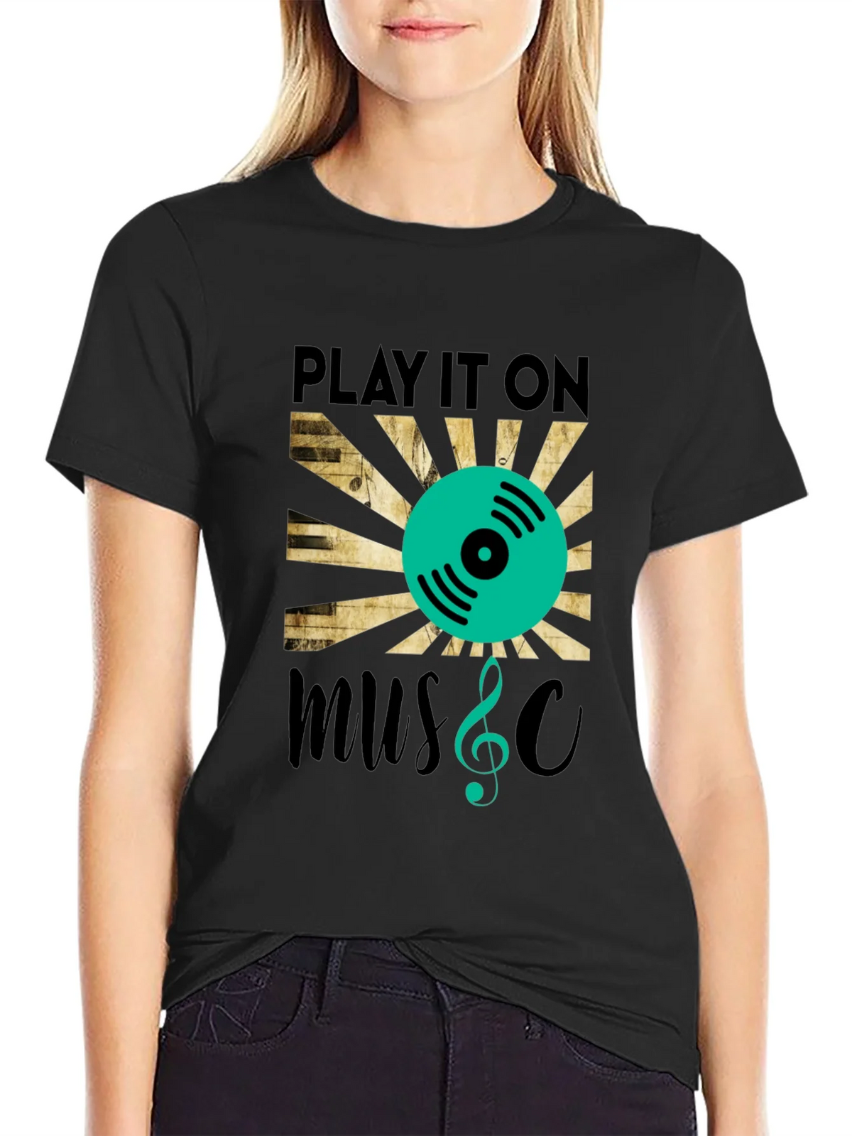 Play It On Music Graphic T-Shirt product image 4