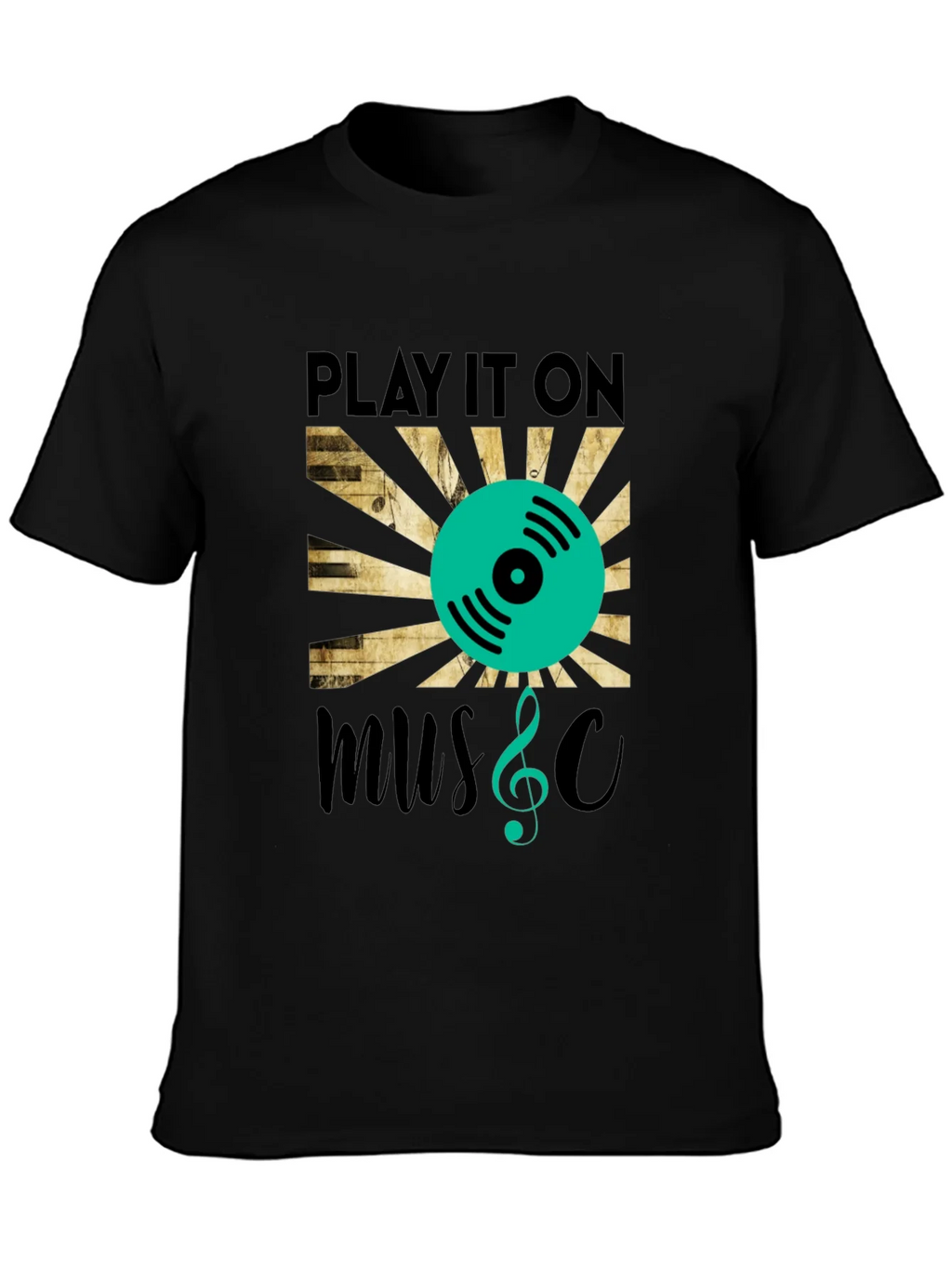 Play It On Music Graphic T-Shirt product image 5