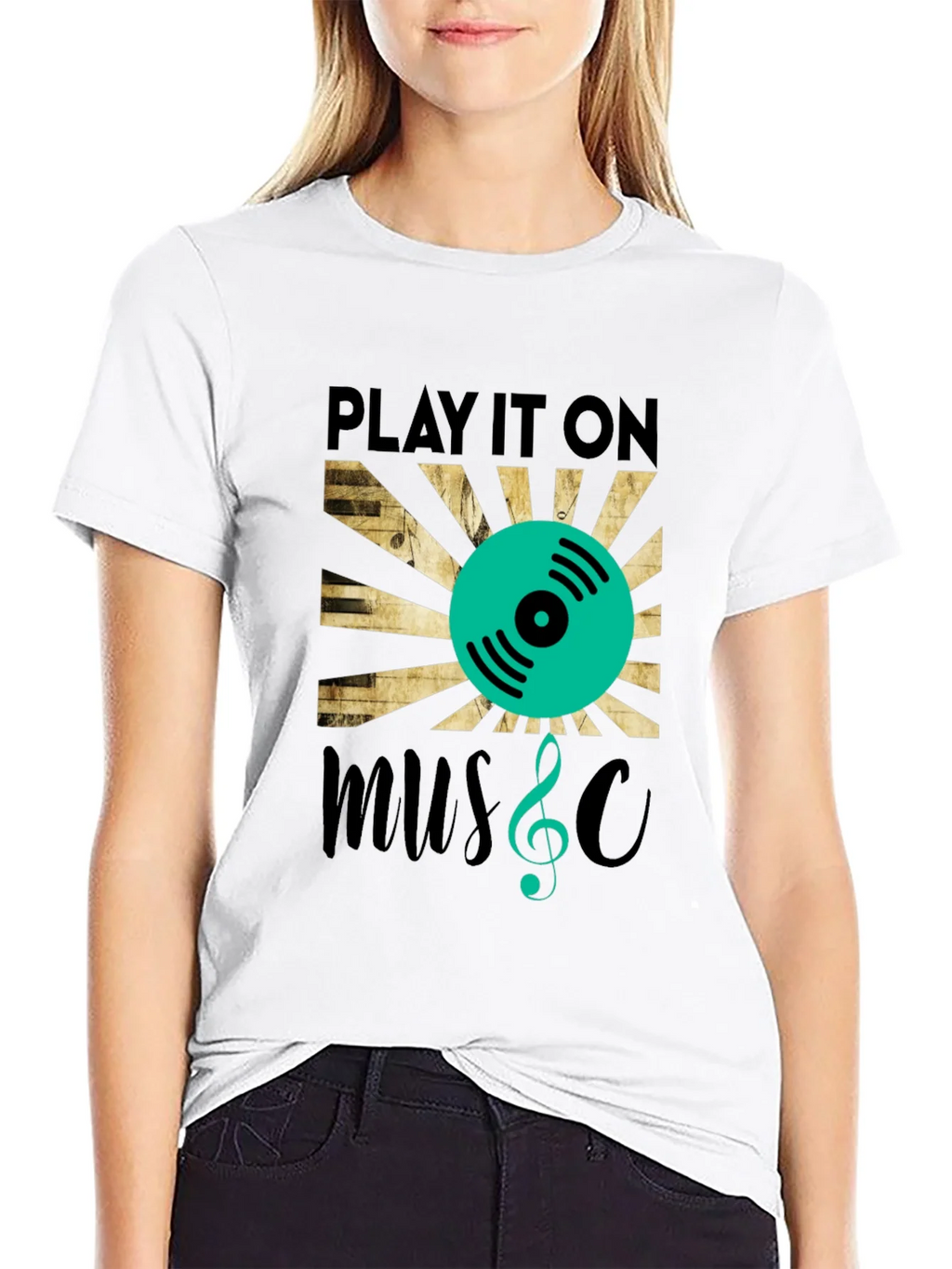 Play It On Music Graphic T-Shirt product image 10