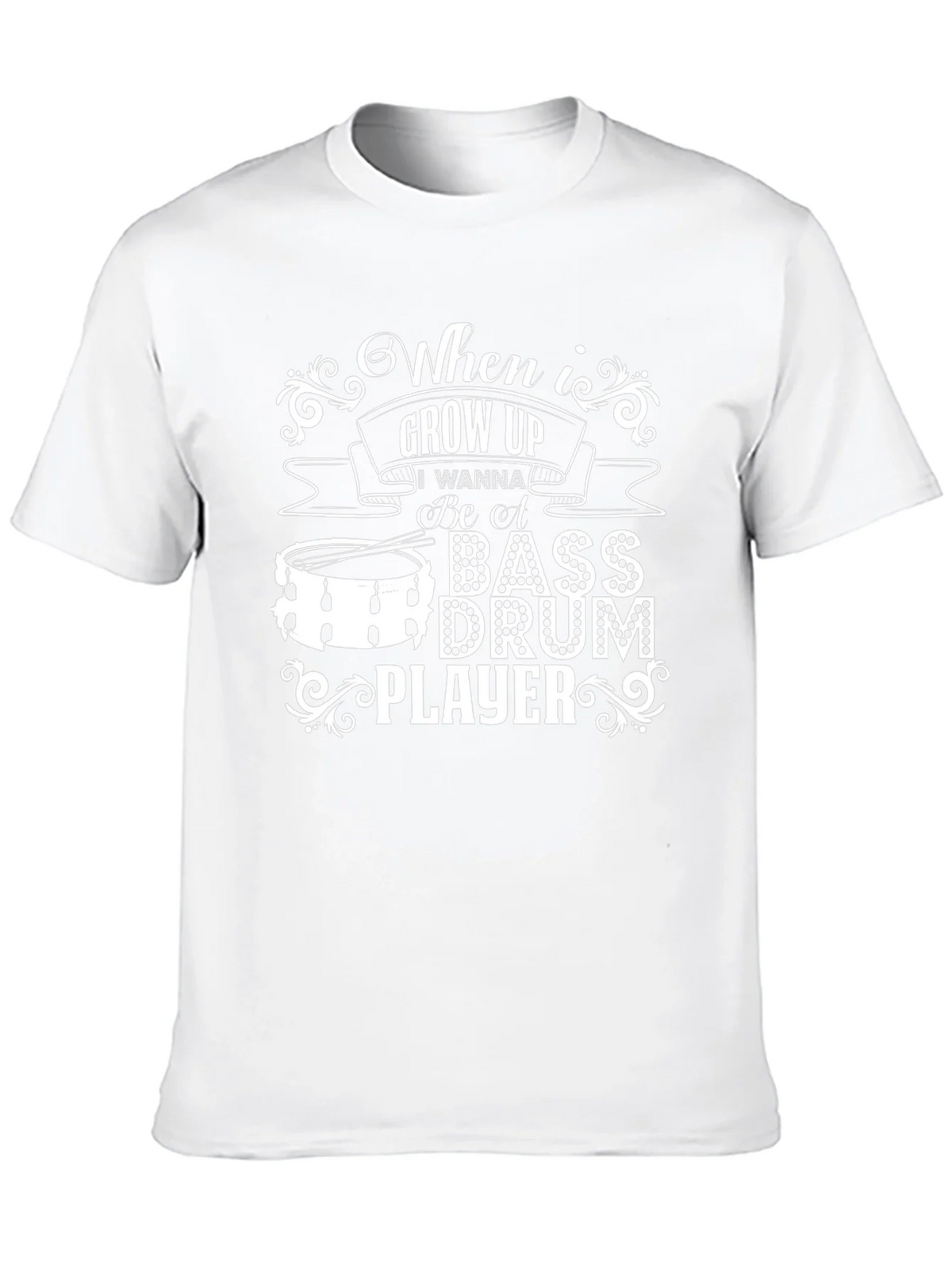 Bass Drum Player Graphic Tee - When I Grow Up product image 12