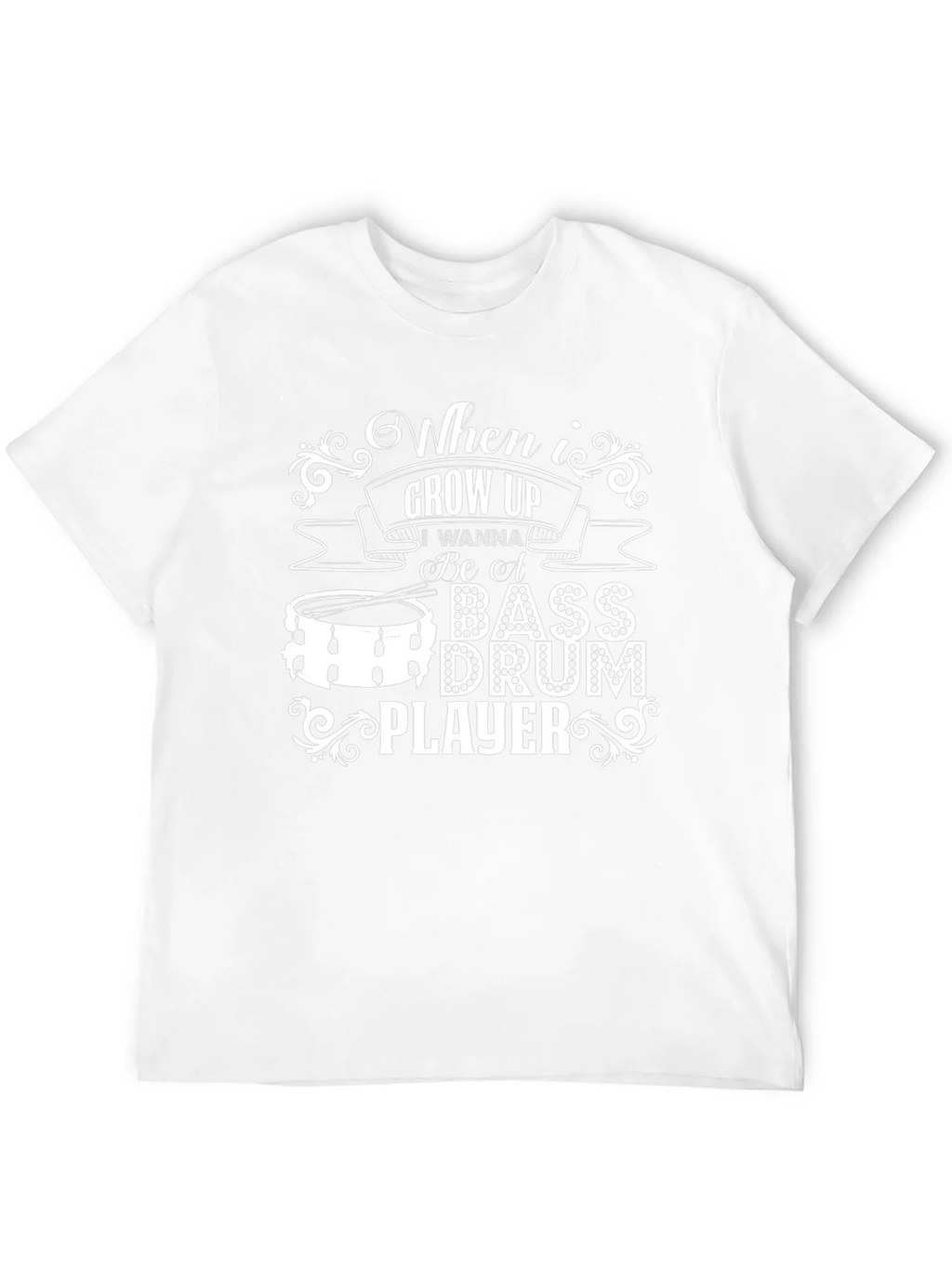 Bass Drum Player Graphic Tee - When I Grow Up product image 3