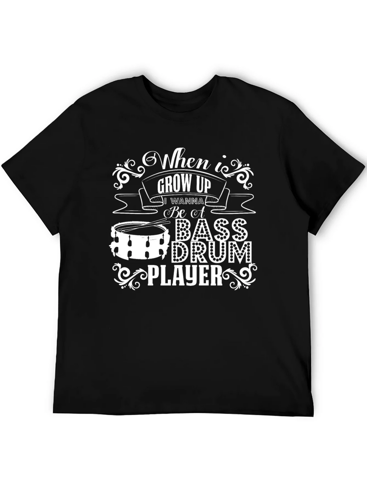 Bass Drum Player Graphic Tee - When I Grow Up product image 8