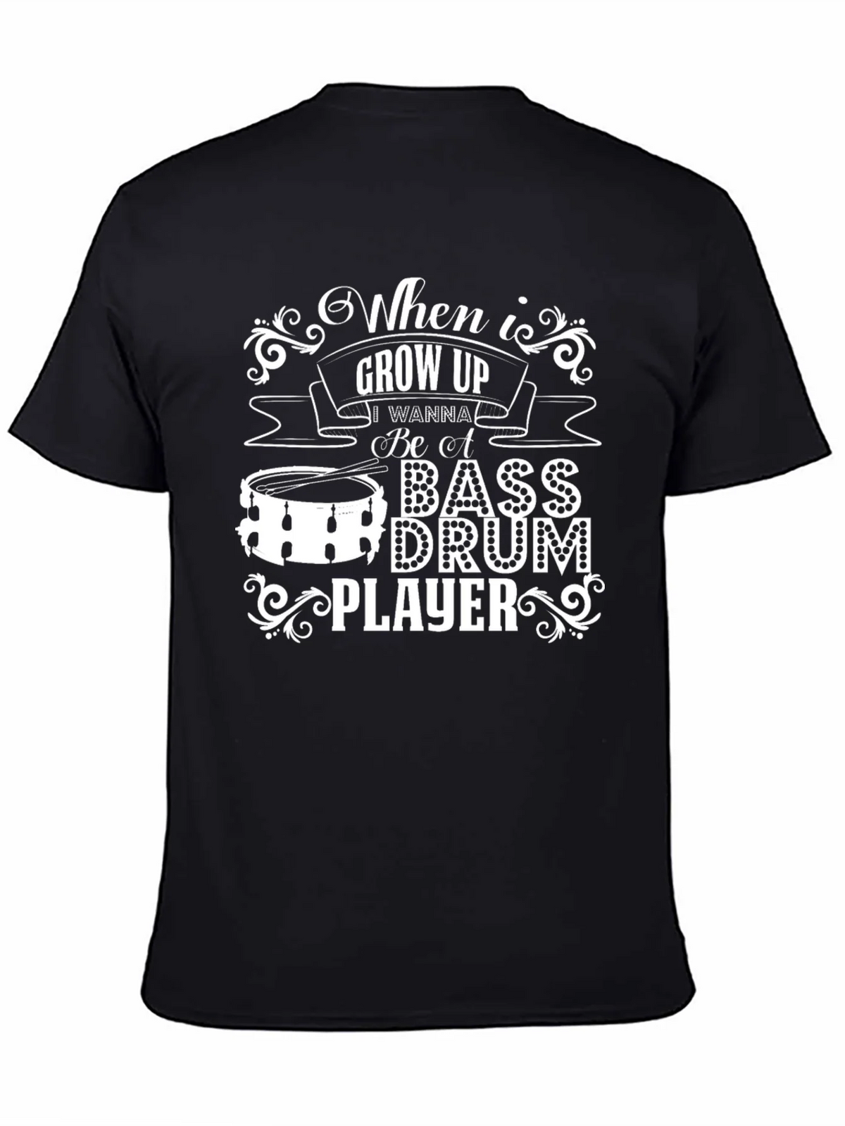 Bass Drum Player Graphic Tee - When I Grow Up product image 7