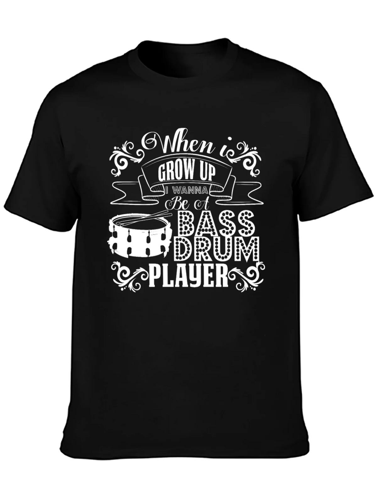 Bass Drum Player Graphic Tee - When I Grow Up product image 6