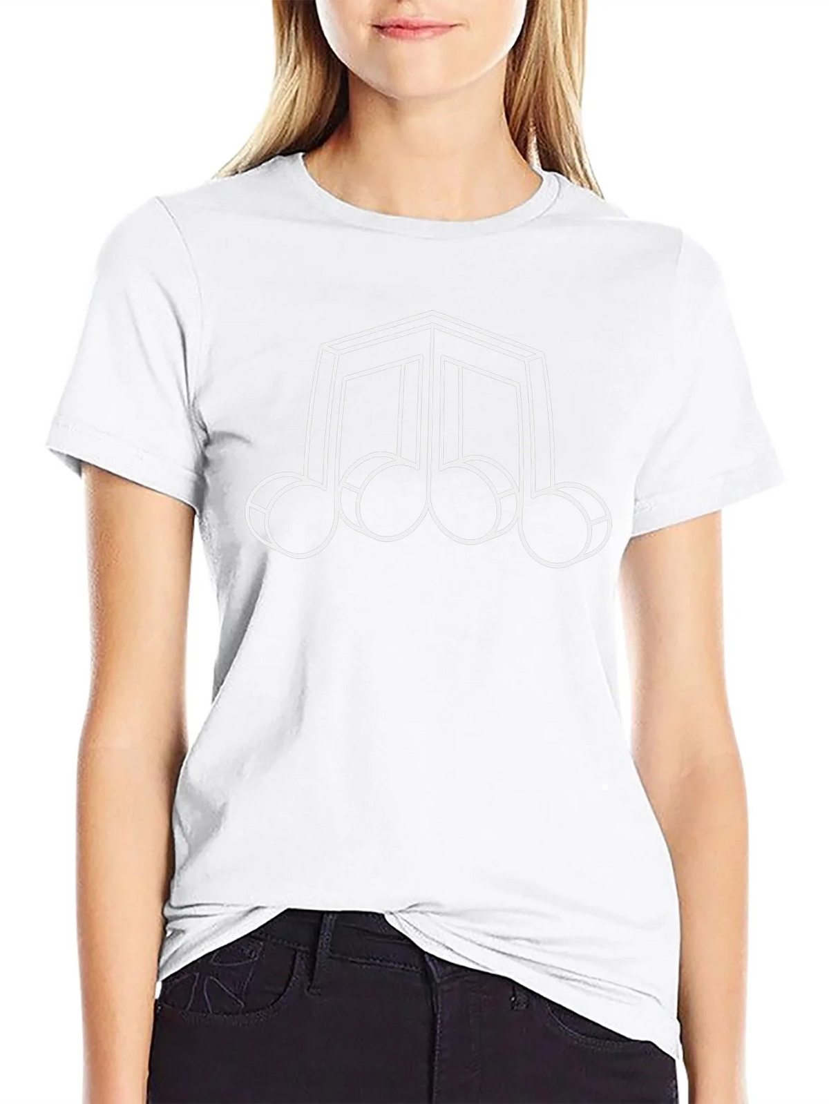 Abstract Music Note Graphic T-Shirt product image 11