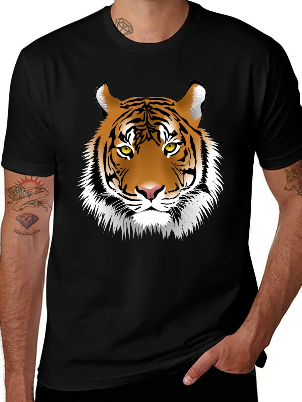 Tiger Graphic Tee - Black T-Shirt product image 1