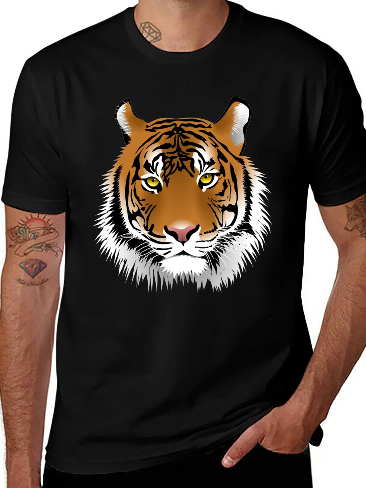 Tiger Graphic Tee - Black T-Shirt product image 1