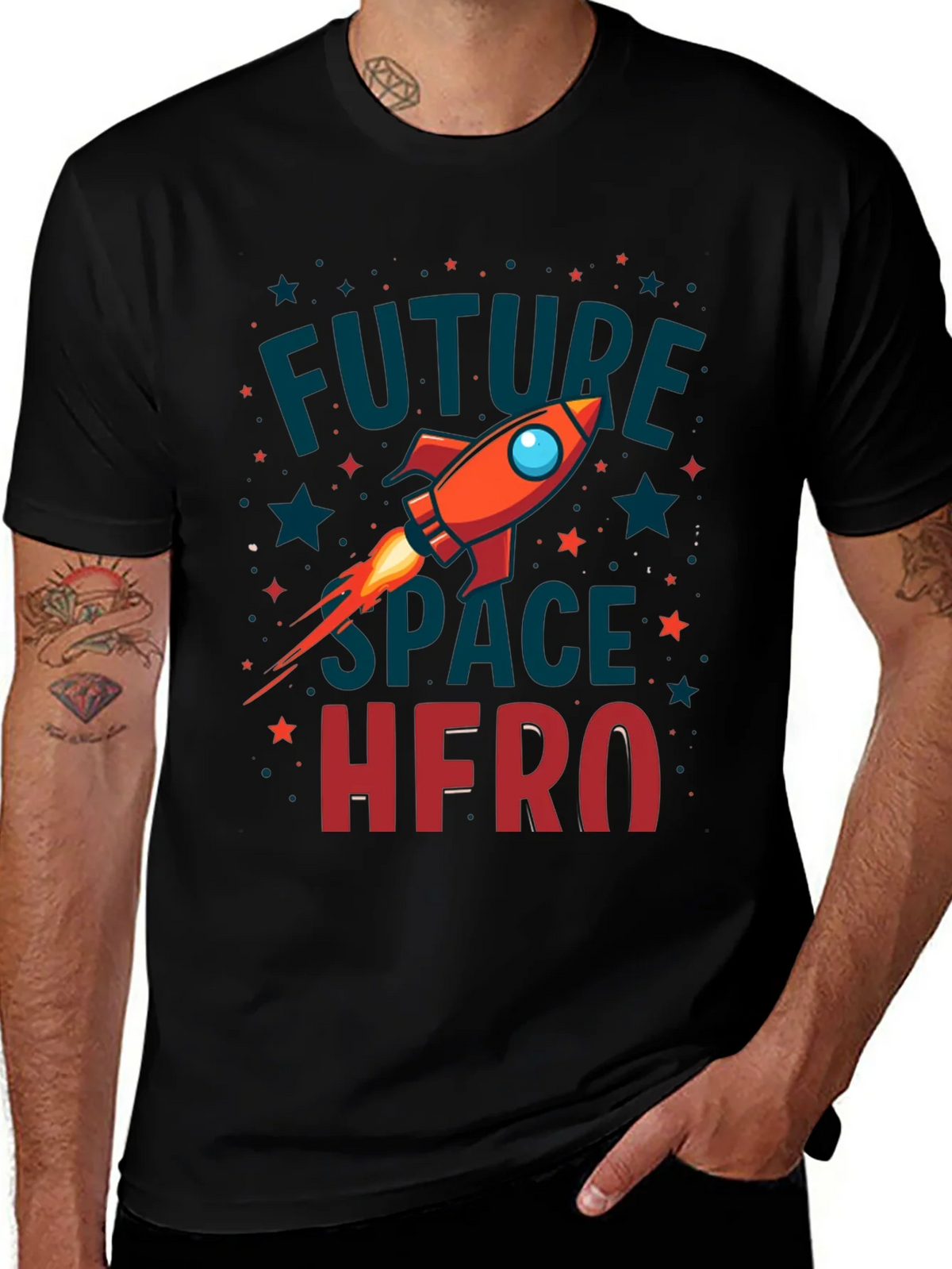 Future Space Hero Graphic Tee product image 1