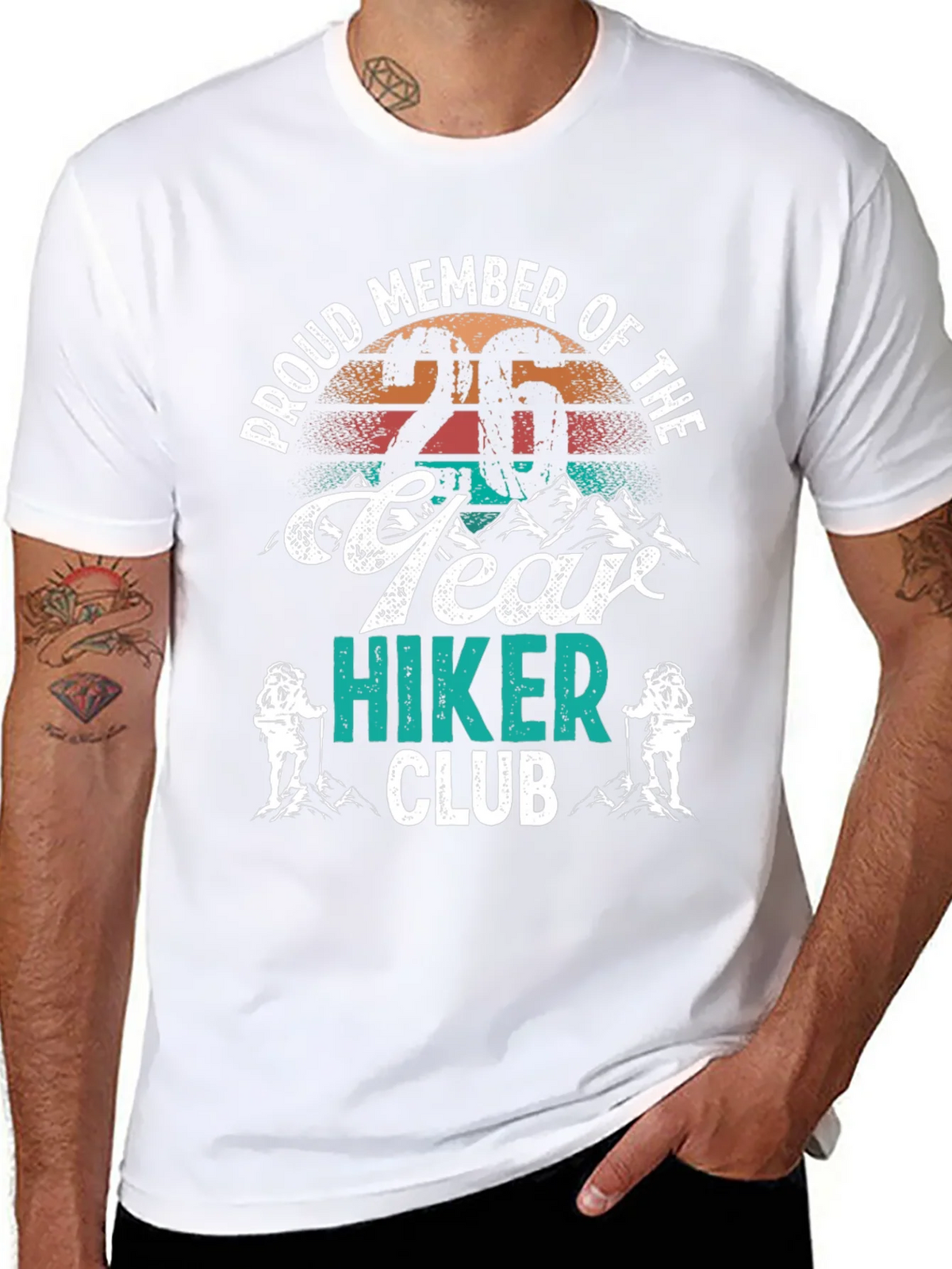 Proud Member 26 Year Hiker Club Graphic Tee product image 10