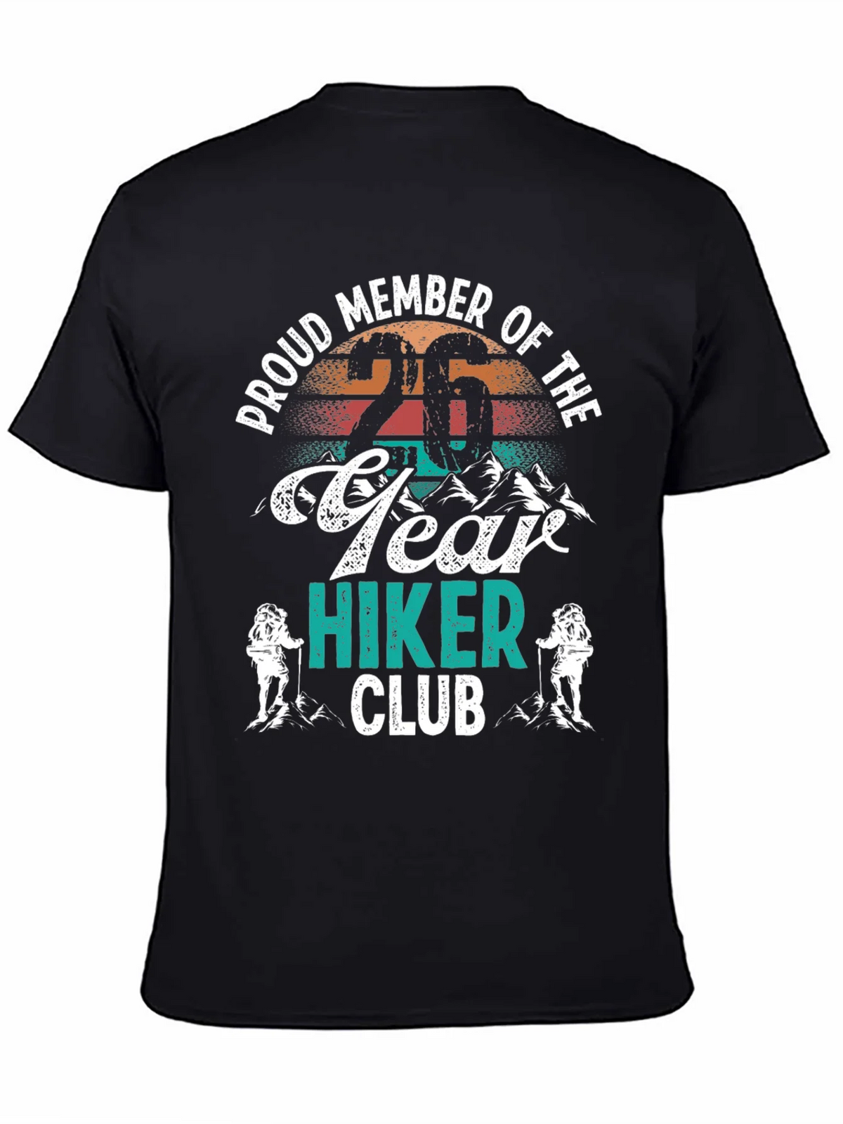 Proud Member 26 Year Hiker Club Graphic Tee product image 7
