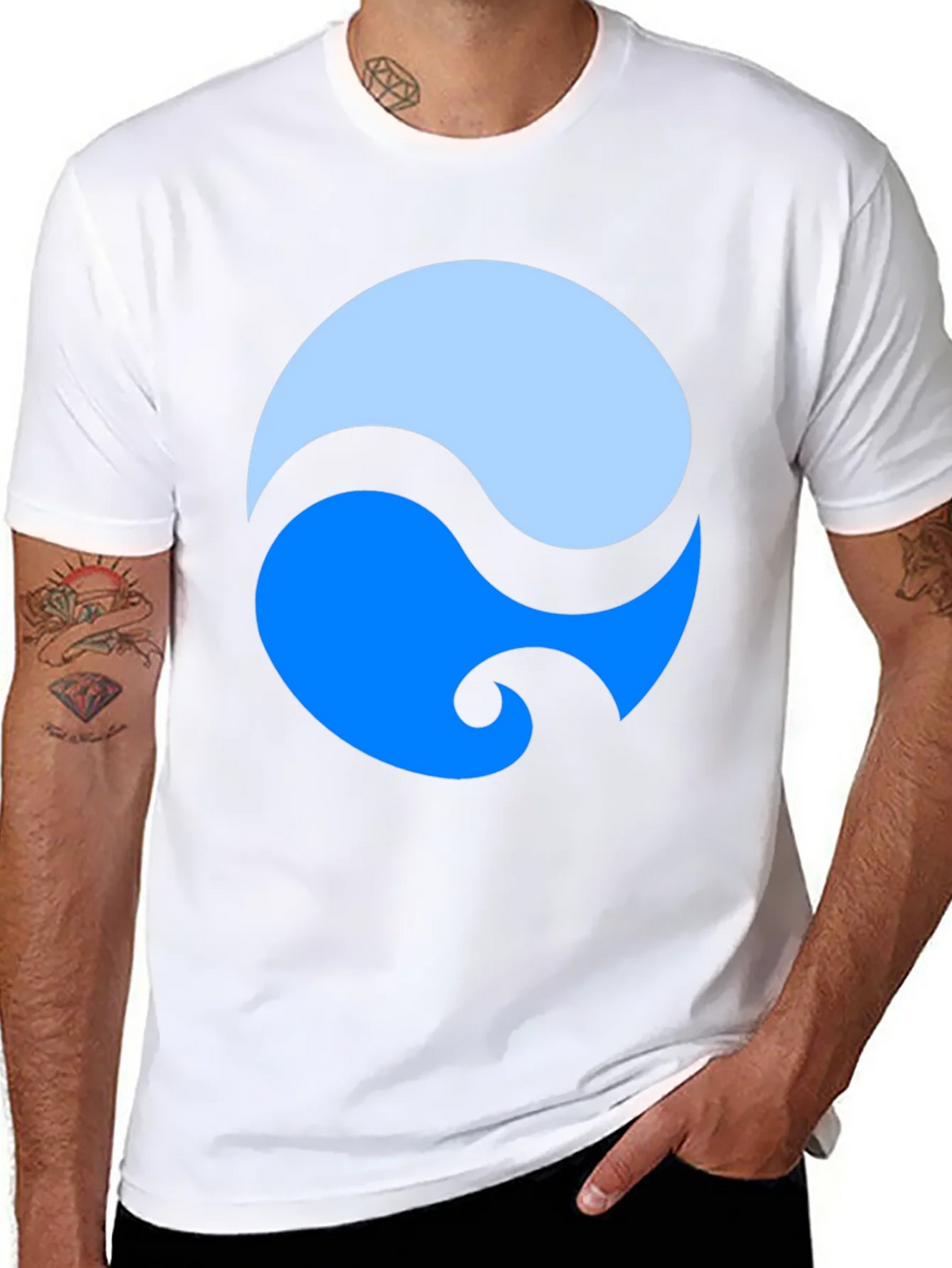 Yin Yang Style Graphic Tee - Modern Design product image 10