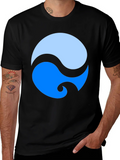 Yin Yang Style Graphic Tee - Modern Design product image 1