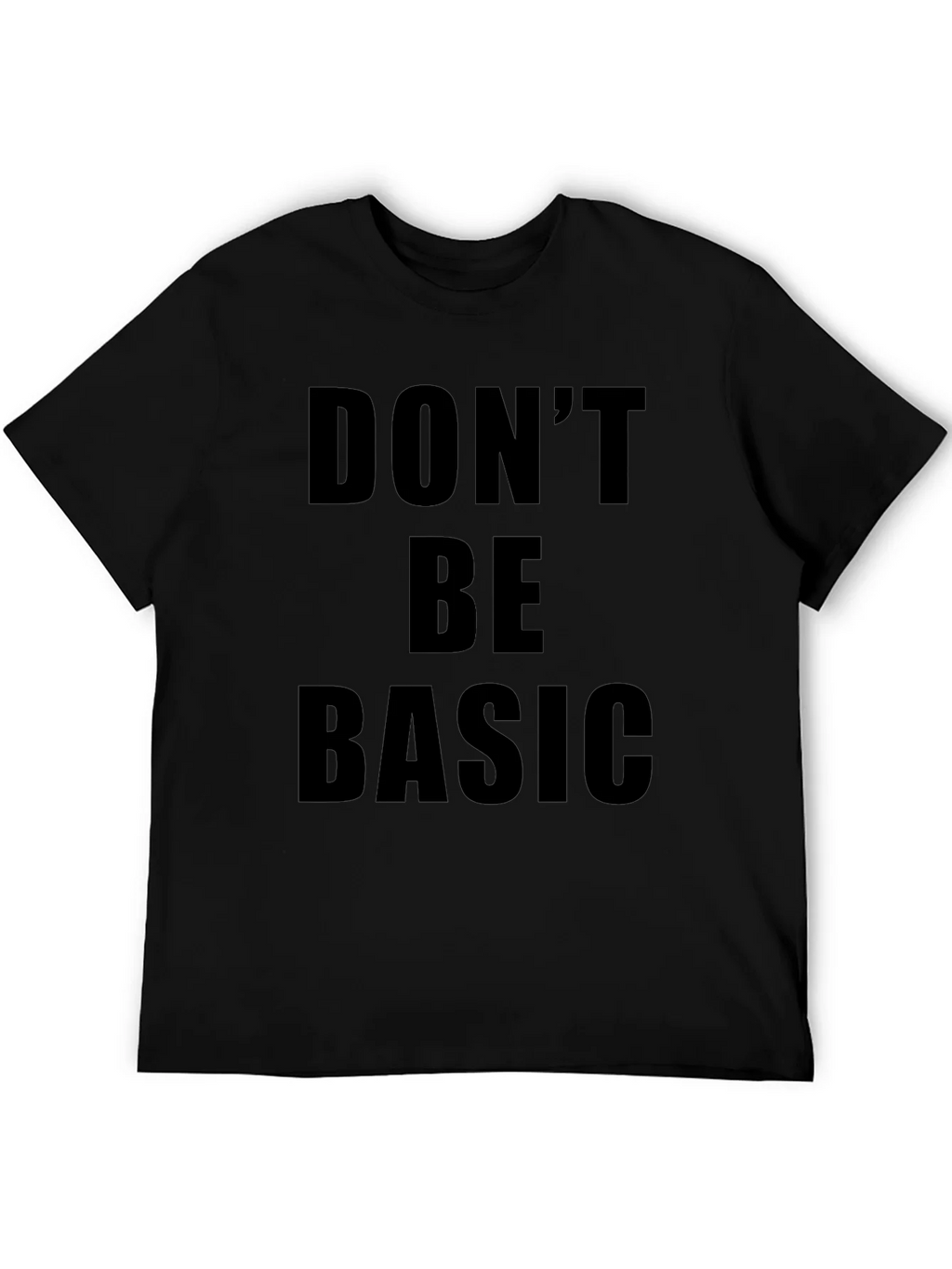 Dont Be Basic Graphic Tee - Black product image 5